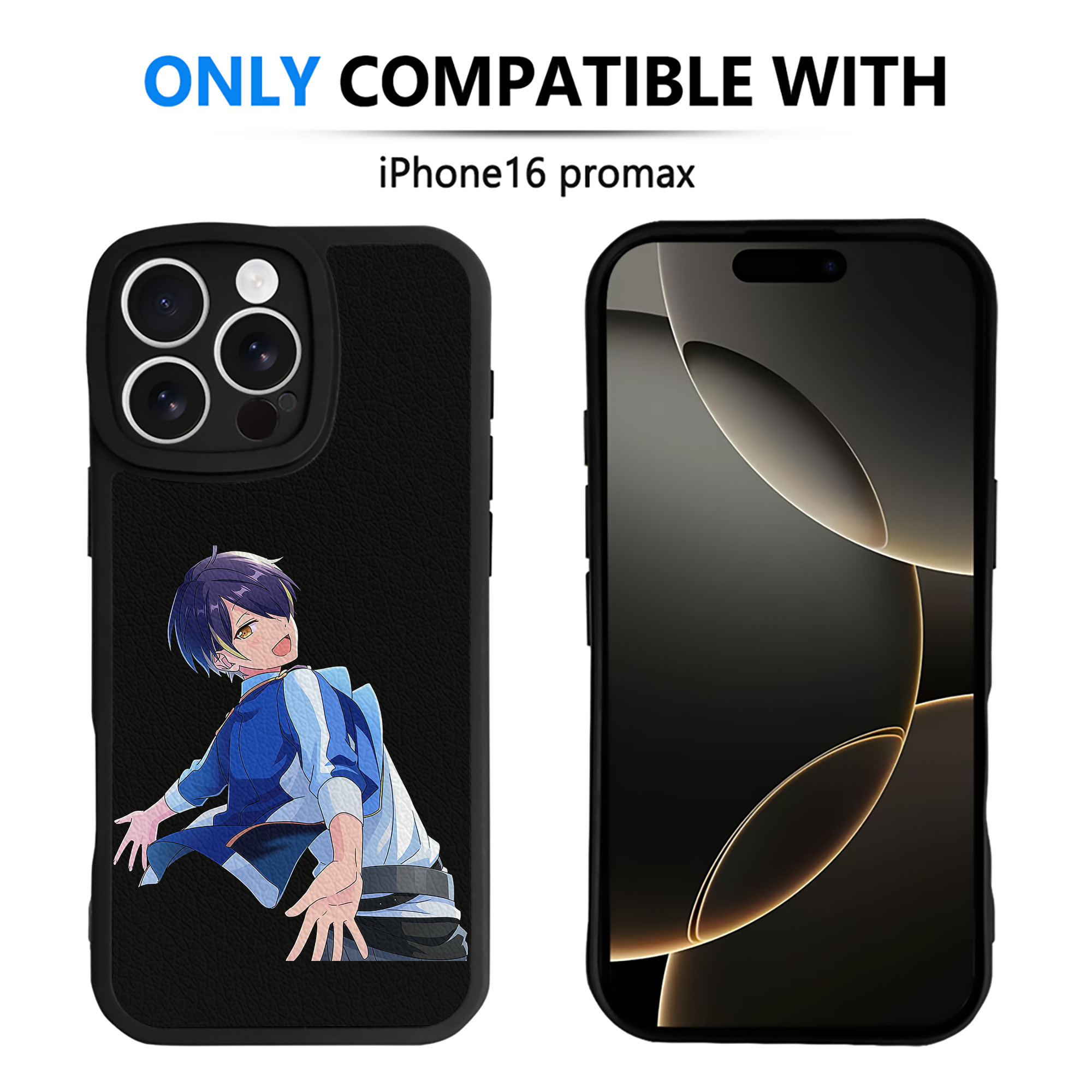 （画像用） あんさんぶるスターズ! Ensemble Stars 【iPhone 16シリーズ対応】シリコンスマホケース（レザー調） 材質：シリコン
